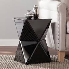 Buy Glam Coffee Console Sofa End Tables Online At Overstock Com Our Best Living Room Furniture Deal Mirrored Accent Table Black Mirror Mirrored End Table