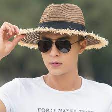 Pin On Wide Brim Straw Panama Hat For Men