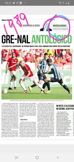 É o clássico mais tradicional e de maior rivalidade entre dois clubes de futebol no estado do rio grande do sul. Vai Aparecer O Grenal Do Larry 1 954 Corneta Do Rw