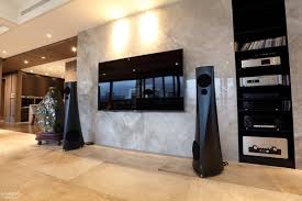 Estelon Yb Black Matte Speakers In A Beautiful Residence At Taiwan Estelon Yb Loudspeakers Speaker Bestspeakers Luxury Interior Home Audio Room House