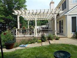 Deck With Pergolas Deck Pergolas In Lancaster Chester County Deck With Pergola Pergola Canopy Pergola