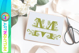 Download M Monogram Letter M Monogram Frame Svg Graphic By Artinrhythm Creative Fabrica