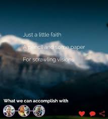 Accomplish Faith Pen Paper Vision Hope Belief Inspiration Motivation Haiku Haikujam Poem Poetry Poet Faith Poems Accomplishment