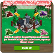 For starting out your bonsai garden we have beginner and other lower priced trees available in the right bonsai tree can dramatically improve any decorative setting and also makes a great gift. Bonsai Garden Guide In Farmville Farmville Task