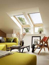 faite place a la lumiere dans vos combles amenages dans la chambre ou le salon des fenetres de toi living room loft attic living rooms loft conversion bedroom