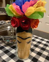 Party Center Piece Frida Kahlo Party Decoration Fiesta Theme Party Mexican Birthday Parties