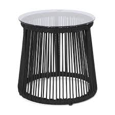 ( 4.4 ) out of 5 stars 24 ratings , based on 24 reviews current price $64.26 $ 64. Moonstone Modern Outdoor Rope Weave Side Table With Tempered Glass Top By Christopher Knight Home Overstock 30027157