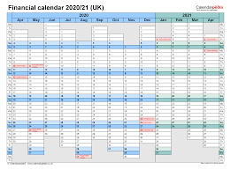 Financial Calendars 2020 21 Uk In Pdf Format