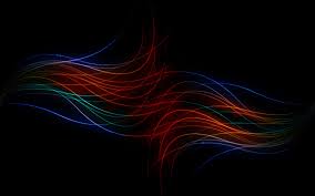 خطوط ورق الجدران والأمواج الملونة Hd التجريد عريضة عالية الوضوح ملء الشاشة