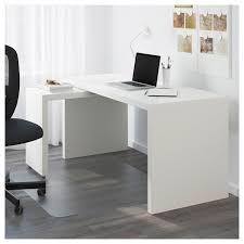 Malm Desk With Pull Out Panel White 59 1 2x25 5 8 Ikea White Paneling Ikea Malm Desk Home Office Design