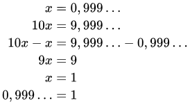 Matematika dasar seperti ini pada dasarya harus sudah dipahami bahkan dihapal ketika kita dibangku sekolah dasar. 0 999 Wikipedia Bahasa Indonesia Ensiklopedia Bebas