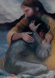 Jesus Christ Comforting A Girl In A Loving Embrace Prophetic Art Prophetic Art Jesus Art Jesus Pictures