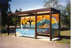 shelter mural sea life bus shelter mural shelter