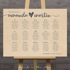 Wedding Table Seating List Sada Margarethaydon Com