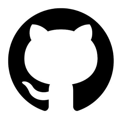 Simple Small スタイルの GitHub 透過アイコン