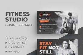 From your photoshop screen, select file » new. 1812119 Fitness Business Card 22510382 Freepsdvn