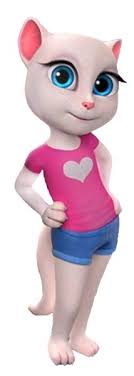 Check out this transparent Talking Tom character Angela Posing PNG image