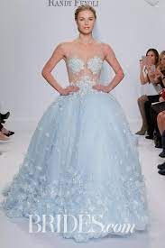 27 Floral Wedding Dresses Perfect For A Spring Or Summer Wedding Wedding Dresses Kleinfeld Ball Gown Wedding Dress Blue Wedding Dresses
