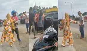 Foto yang tular di media sosial. Ncuy3p Zm5nifm