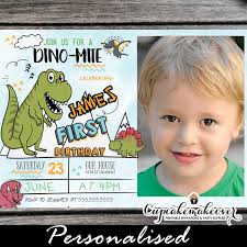Check spelling or type a new query. Dino Mite Dinosaur Birthday Invitations With Photo Cupcakemakeover