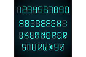 Version version 1.00 september 19, 2012, initial release; Digital Font Alarm Clock Letters And Numbers Vector Alphabe 862758 Illustrations Design Bundles