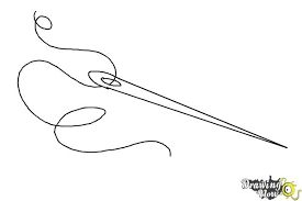 Easy way to draw a needle and make an interesting shape out of it in adobe illustrator. How To Draw A Needle Drawingnow