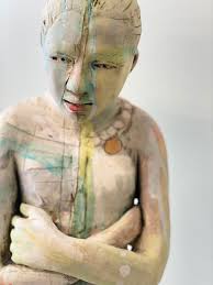 Original Narrative Clay Sculpture Artwork in Iowa