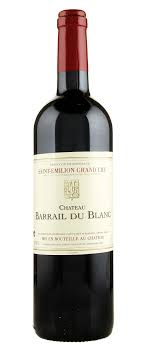 Là encore la qualité des vins dépend du pourcentage de chaque cépage. Chateau Barrail Du Blanc Grand Cru St Emilion 2016 Barrail Du Blanc Chateau