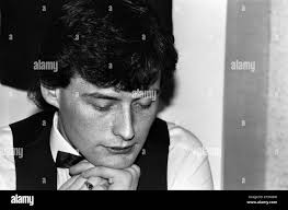 Snooker player Jimmy White. 19th May 1984 Stock Photo