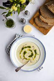 Jerusalem Artichoke Soup With Rocket Pesto Donalskehan Com Food Recipes Delicious Soup
