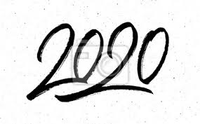 In this video we will teach you how to make new year card 2019 easily at home.greeting cards latest. Calligraphy For 2020 New Year Of The Rat Greeting Card Design Wandsticker Art Schmuck Retro Myloview De