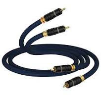 Tertullus HiFi kabel audio cinch 1 m HiFi cinch, OFC posrebrzany litr z  podwójnym ekranowaniem, 2 wtyczki cinch na 2 wtyki cinch, kabel sygnałowy  HiFi ...