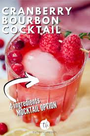 Straightforward and timeless, an old fashioned cocktail never goes out of style. Cranberry Bourbon Cocktail All Natural The Fresh Cooky