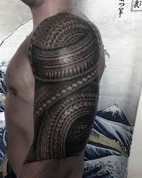 Half sleeve tribal tattoos when designed with the image of a lion gives a robust look to the arms. 50 Polynesian Half Sleeve Tattoo Designs For Men Tribal Ideas Half Sleeve Tattoo Half Sleeve Tattoos Designs Tattoo Sleeve Designs