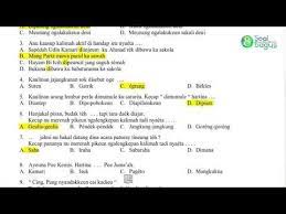 Soal & jawaban uas bahasa sunda kelas 9 tahun 2021. Soal Pts B Sunda Kelas 5 Semester 1 Th 2020 Youtube