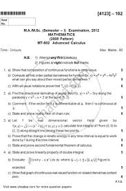 Schaum's outline of advanced calculus, third edition (schaum's outline series. Advanced Calculus 2011 2012 Ma Mathematics Semester 1 Question Paper With Pdf Download Shaalaa Com