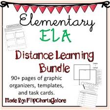 Use This Comprehensive File Of Graphic Organizers Tables And Task Cards To Help Your Distance Learners Jobs For Teachers Distance Learning Elementary Writing