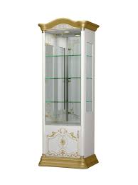 Moderne und preisgünstige wohnwände bequem online bestellen. Wohnwand Rozza Weiss Gold Vitrinen Tv Schrank Barock Klassik Roz 103