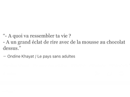 Un Grand Eclat De Rire Avec De La Mousse Au Chocolat Dessus Citation Proverbes Et Citations Belles Citations
