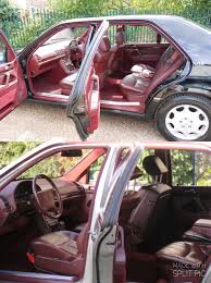 Rare Early S Class W140 Four 4 Place Seating Option In Red Burgundy Leather 600sel 500sel S500 S600 Arabalar