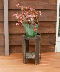 Old Plant Stand Primitive Wooden Stand Vintage Worn Small Table Rustic Wood Plant Stand Plant Stand Rustic Plant Stand Wooden Plant Stands