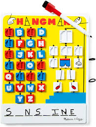 This is a fun game for those who are keen on technology, popular tv series and movies. Amazon Com Melissa Doug Flip To Win Travel Hangman Game White Board Dry Erase Marker Melissa Doug Toys Games