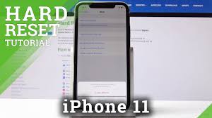 Hard Reset Iphone 11 How To Factory Reset Iphone 11 Youtube