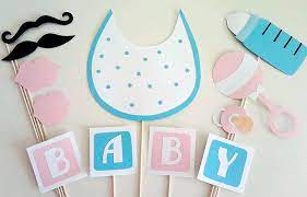Pin By Adaia Flores On Cool Baby Shower Photo Booth Props Baby Shower Photo Booth Baby Shower Photos