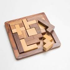Wood Tangram Puzzle Game 13 Piece 6 5x6 5 In Christmas Etsy Wooden Jigsaw Wooden Jigsaw Puzzles Wood Puzzles