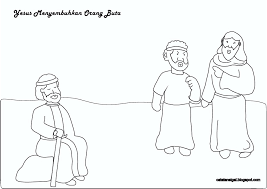 Jadi gambar tersebut tidak hanya sekedar menghibur tetapi juga memberikan motivasi dan inspirasi kehidupan kamu. Gambar Mewarnai Yesus Menyembuhkan Orang Buta Pdf Document