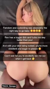 Your gf is glad your relationship took the femdomcuckold turn because  shes living the dream!