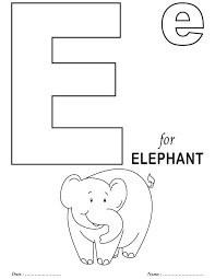 Your child will love coloring his favorite zoo animals. Printables Alphabet E Coloring Sheets Free Printable Printables Alphabet E Coloring Sheets Jumbo C Alphabet Coloring Alphabet Printables Abc Coloring Pages