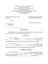 Check spelling or type a new query. Format Position Paper Complainant Judiciaries Virtue