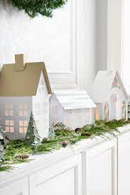 Download Christmas Village Houses Paper Craft Free Templates Heart Filled Spaces